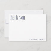 Moderne Abstracte blauwe rode gouden Afstuderen Bedankkaart (Voorkant)