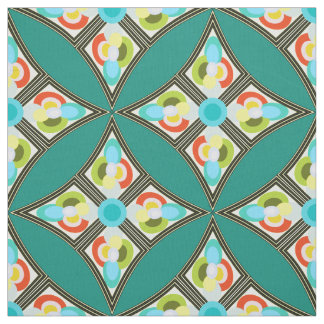 Moderne Abstracte Blauwgroen structuur met Quilt P Stof