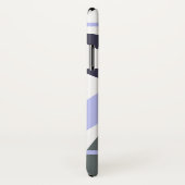 Moderne Abstracte Bloem Blad Patroon Naam Case-Mate iPhone Case (Achterkant / rechts)