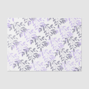 Moderne abstracte bloem botanisch blad tissuepapier