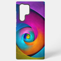 Moderne Abstracte Bloemkunst Roze Blauwe Patroon #