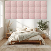 Moderne Abstracte Blush Pink geometrische Tegeltje