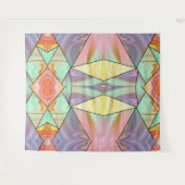 Moderne Abstracte boho Marble Art Wandkleed (Voorkant (horizontaal))