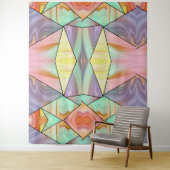 Moderne Abstracte boho Marble Art Wandkleed (In situ)