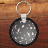 Moderne Abstracte Bol Sleutelhanger (Voorkant)