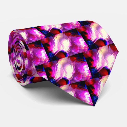 Moderne Abstracte bollen kunst Stropdas (Opgerold)