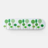 Moderne Abstracte bomen Skateboard (Horizontaal)