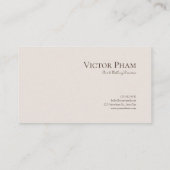 Moderne Abstracte botanische aardse collage Visitekaartje (Achterkant)