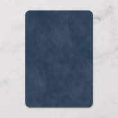 Moderne Abstracte Bourgogne & Navy bruiloft recept Informatiekaartje (Achterkant)