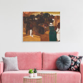 moderne abstracte canvas afdruk (Insitu (Woonkamer))