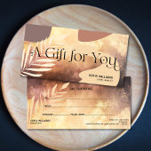 Moderne abstracte certificaatkaartje