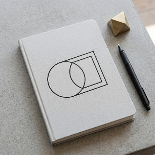 Moderne Abstracte Cirkel Vierkant Kunst Vierkante Sticker