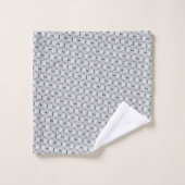 Moderne Abstracte Concentrische Boog Geometrisch P Bad Handdoek (Wasdoekje)