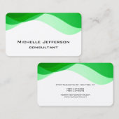 Moderne Abstracte curves Patroon Moderne stijl Tre Visitekaartje (Voorkant / Achterkant)