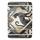 Moderne Abstracte decoratieve kattenbadmat Badmat (Voorkant Verticaal)