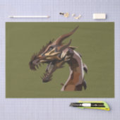 Moderne Abstracte Drakenkunst Tissuepapier (Craft)