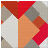 Moderne Abstracte driehoeken, Oranje, Fuchsia en G Stof (Close Up)