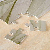 Moderne Abstracte edelmetaalkleuren Fractal Legpuzzel (Zijkant)