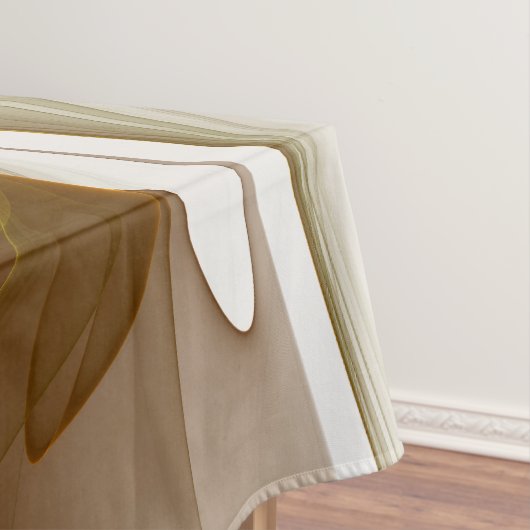 Moderne Abstracte edelmetaalkleuren Fractal Tafelkleed (Voorbeeld)