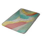 Moderne, abstracte en dynamische kleurlijnen badmat (Gekanteld)