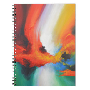 Moderne Abstracte expressionisme Acrlylic Painting Notitieboek