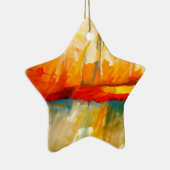 Moderne Abstracte expressionistische schilderijen Keramisch Ornament (Rechts)