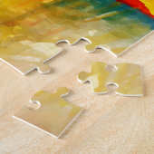 Moderne Abstracte expressionistische schilderijen Legpuzzel (Zijkant)