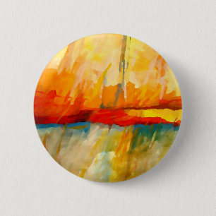 Moderne Abstracte expressionistische schilderijen Ronde Button 5,7 Cm