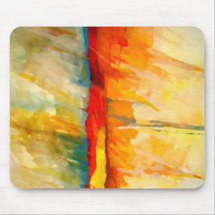 Moderne Abstracte expressionistische schilderkunst Muismat