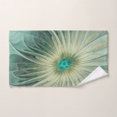 Moderne Abstracte Fantasy Flower Fractal Art Bad Handdoek (Handdoek)