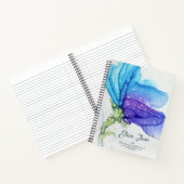 Moderne Abstracte Floral Notitieboek (Binnen)