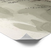 Moderne Abstracte Floral Wall Art IV Poster (Hoek)