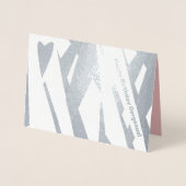 Moderne Abstracte Geometrale Dagen Folie Kaarten (Voorkant)