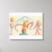 Moderne Abstracte geometrie Canvas Afdruk (Voorkant)