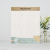 MODERNE ABSTRACTE GEOMETRISCHE KERAMISCHE TEXTUUR BRIEFHOOFD (Staand voorkant)