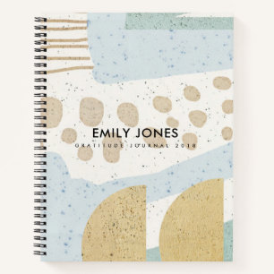 MODERNE ABSTRACTE GEOMETRISCHE KERAMISCHE TEXTUUR NOTITIEBOEK