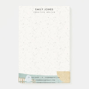 MODERNE ABSTRACTE GEOMETRISCHE KERAMISCHE TEXTUUR POST-IT® NOTES