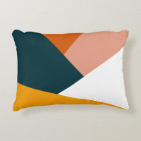 Moderne abstracte geometrische kleurenblokpatroon