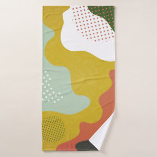 Moderne abstracte geometrische samenstelling met d badhanddoek