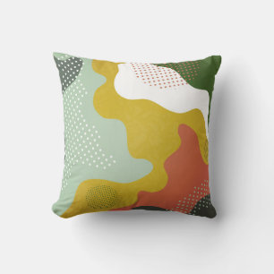 Moderne abstracte geometrische samenstelling met d kussen