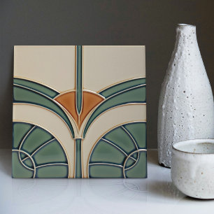 Moderne Abstracte geometrische symmetrie uit het m Tegeltje