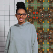 Moderne Abstracte geometrische symmetrie uit het m Tegeltje