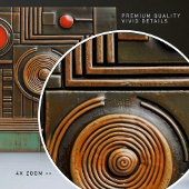 Moderne Abstracte geometrische symmetrie uit het m Tegeltje