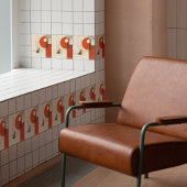 Moderne Abstracte geometrische symmetrie uit het m Tegeltje