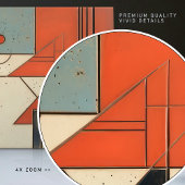 Moderne Abstracte geometrische symmetrie uit het m Tegeltje