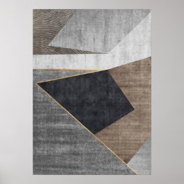 Moderne Abstracte geometrische vormen Wall Art Pos Poster