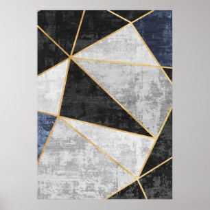 Moderne Abstracte geometrische vormen Wall Art Pos Poster