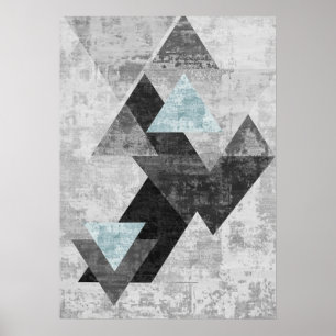 Moderne Abstracte geometrische vormen Wall Art Pos Poster