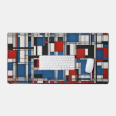 Moderne Abstracte geometrische wandkunst Bureaumat (Keyboard & Muis)