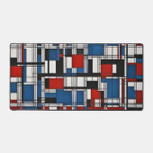 Moderne Abstracte geometrische wandkunst Bureaumat (Voorkant)